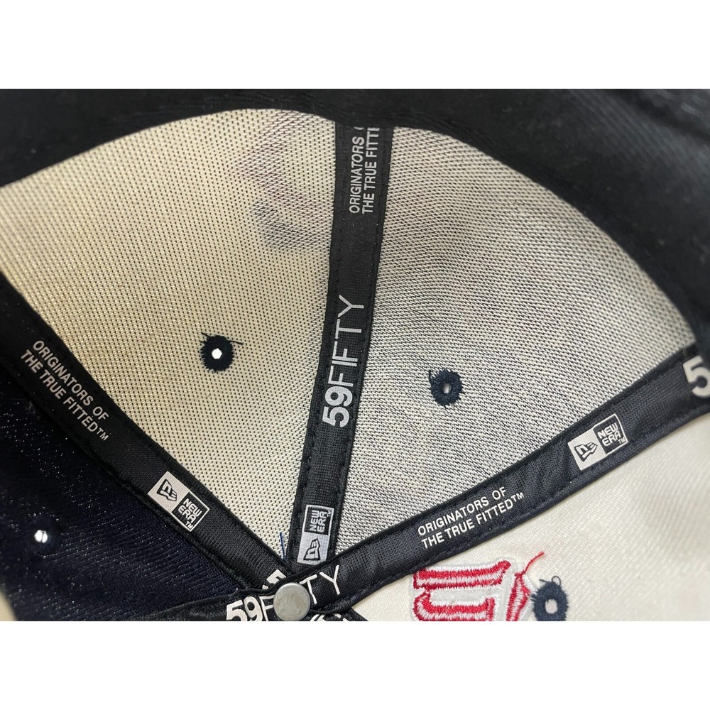 MLB Close Cap Size 7 55.8cm Black White Red Minnesota Twins Baseball Hat New Era - Picture 9 of 9